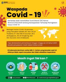 Ayo Tetap Waspada Dan Jaga Kesehatan